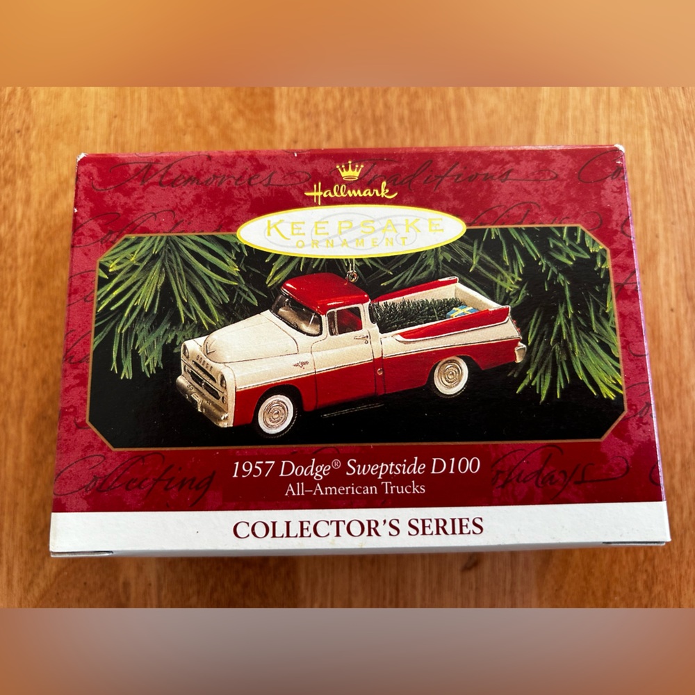 Hallmark 1957 Dodge® Sweptside D100 All-American Trucks Collectors Series BNWT